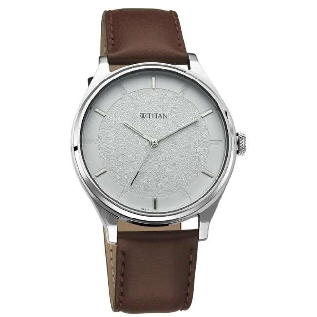 Titan Grey Men Quartz Watch NR1802SL13