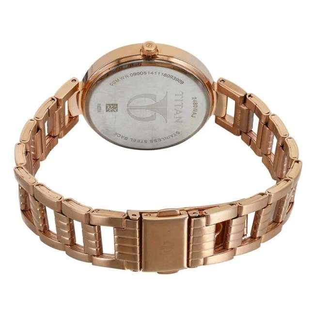 Titan Purple Women Quartz Watch NR2480WM02