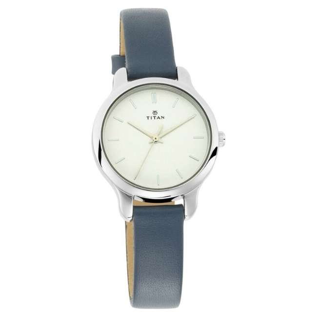 Titan White Women Quartz Watch NR2481SL10