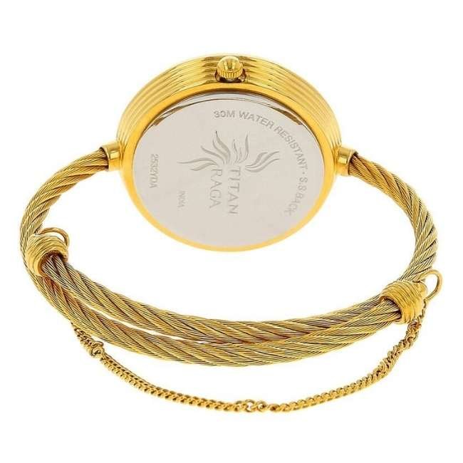 Titan Champagne Women Quartz Watch NR2532YM01