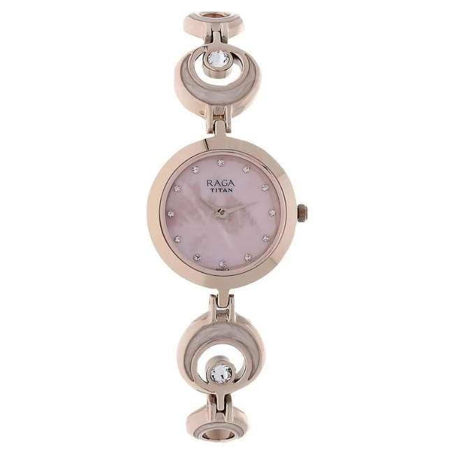 Titan Pink Women Quartz Watch NR2540WM03