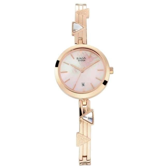 Titan Pink Women Quartz Watch NR2606WM04
