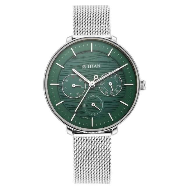 Titan Green Women Quartz Watch NR2651SM02