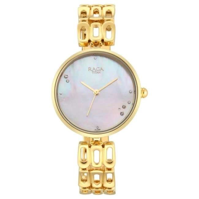 Titan MOP Women Quartz Watch NR2659YM01