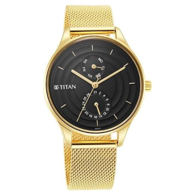 Titan Black Women Quartz Watch NR2670YM02