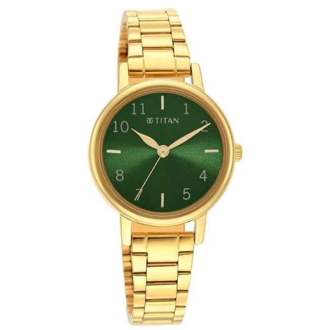 Titan Green Women Quartz Watch NR2678YM01