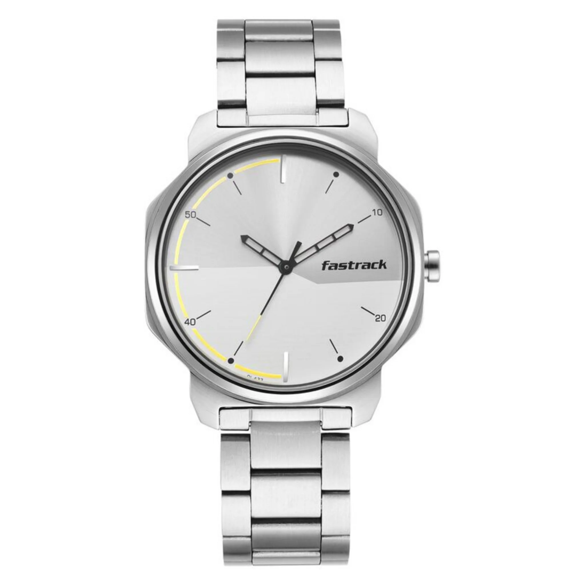 Fastrack Square Silver/Silver Variations Male NR3254SM01 Watch