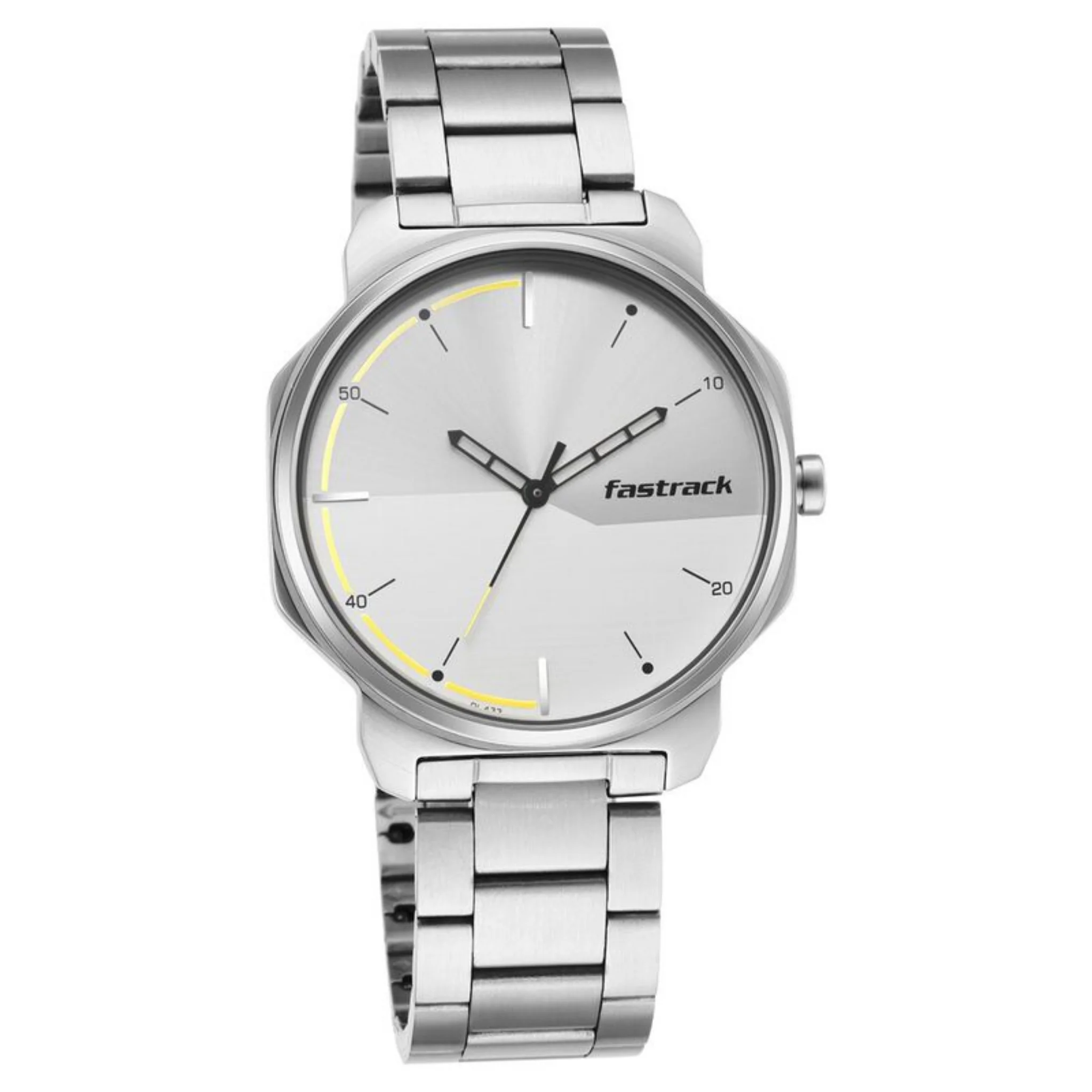 Fastrack Square Silver/Silver Variations Male NR3254SM01 Watch