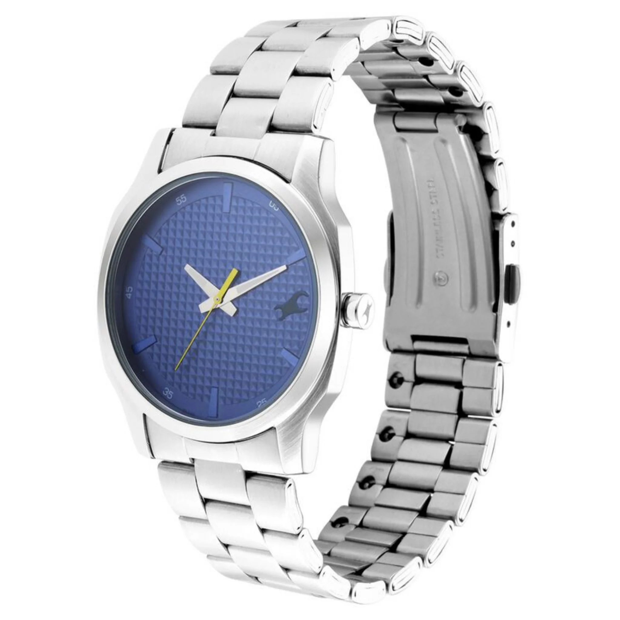 Fastrack Rectangular Blue Male NR3255SM01 Watch