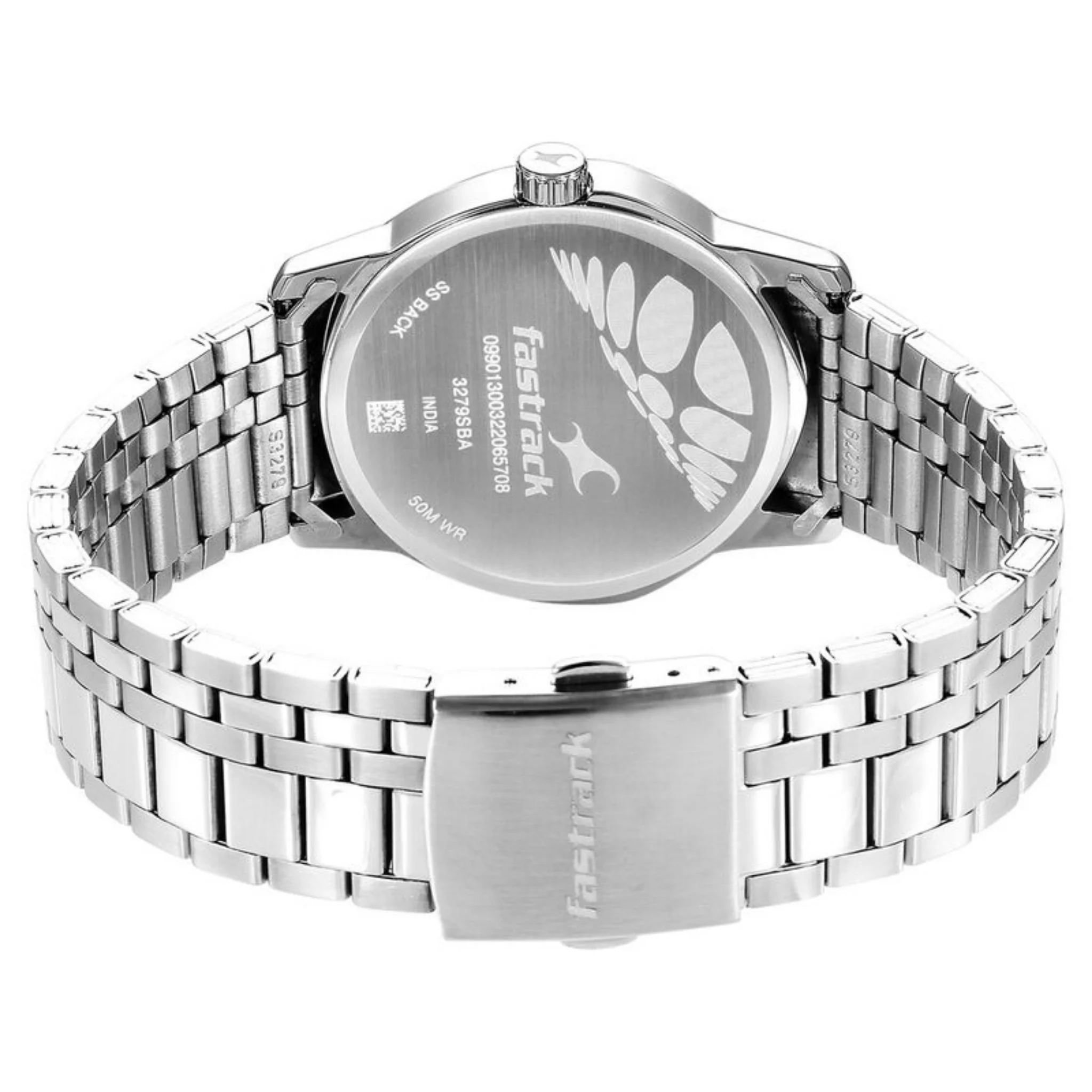 Fastrack Round Silver/Silver Variations Male NR3279SM01 Watch