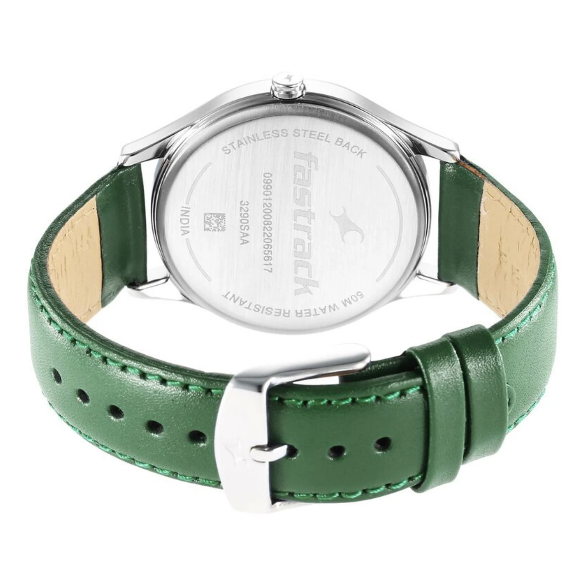 Fastrack Round Green Male NR3290SL02 Watch