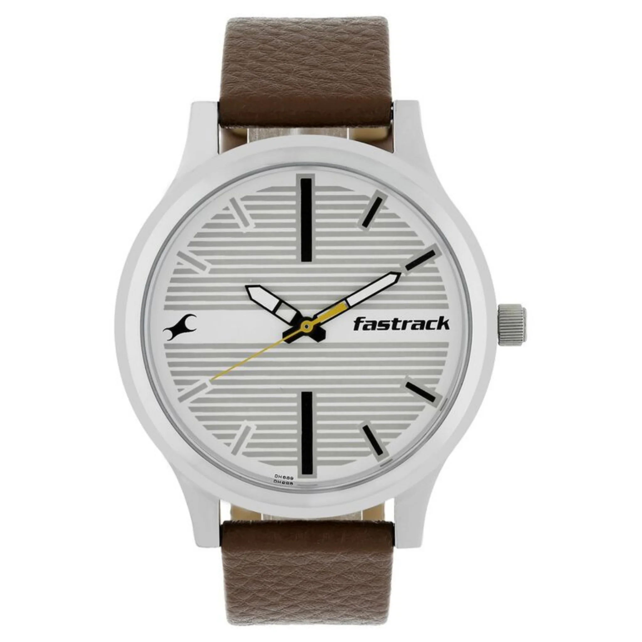 Fastrack Round White Male NR38051SL01 Watch