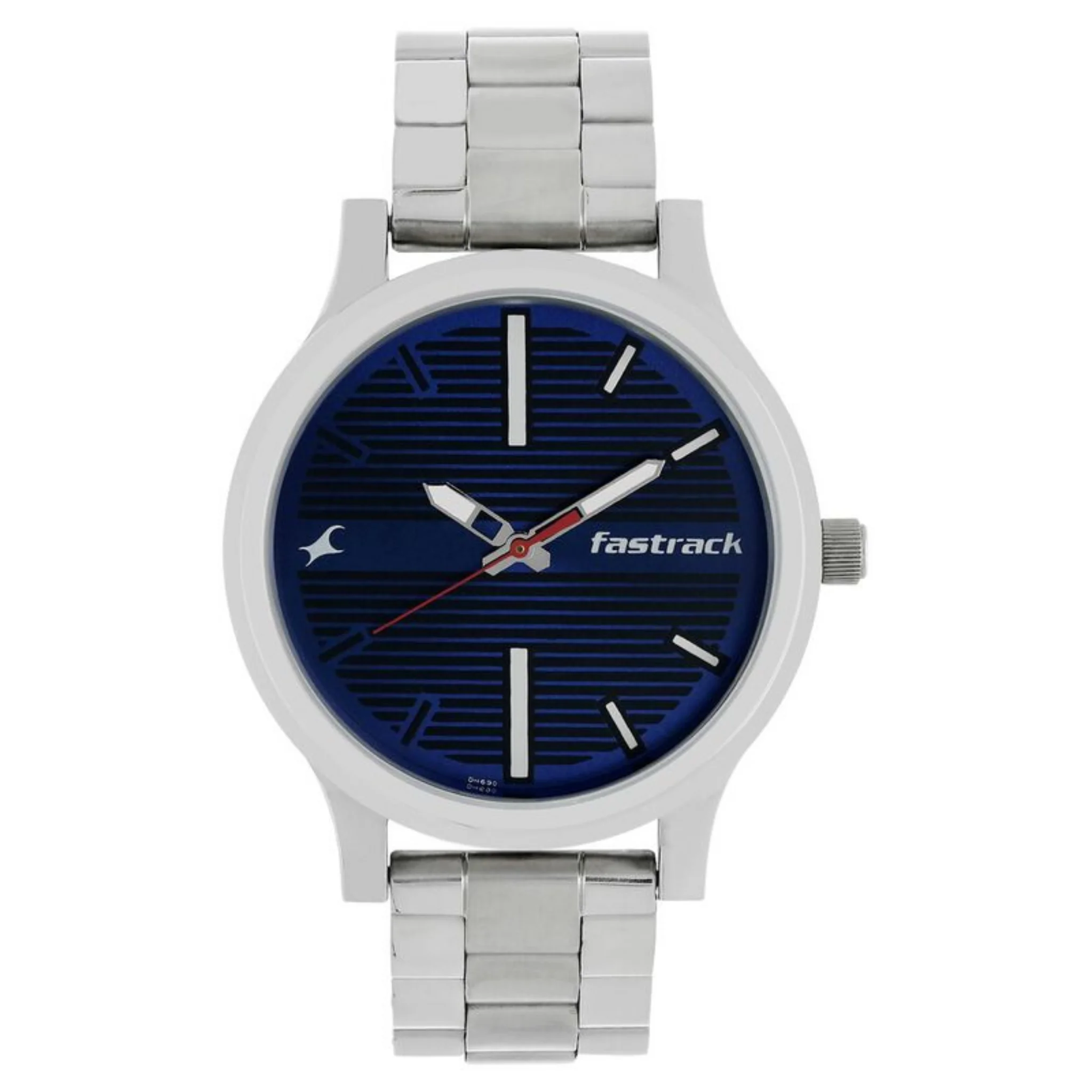 Fastrack Round Blue Male NR38051SM03 Watch