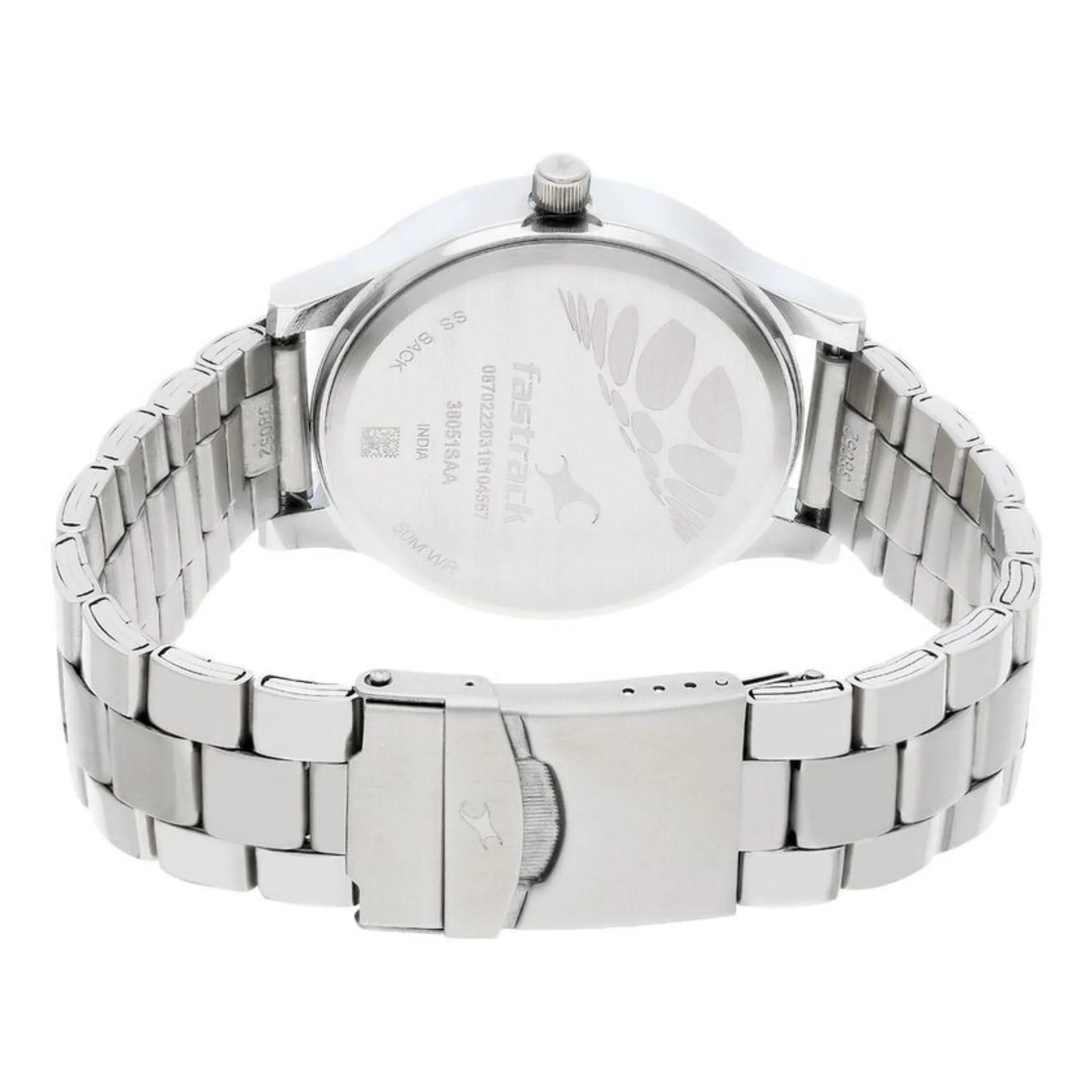 Fastrack Round Blue Male NR38051SM03 Watch