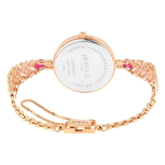 Titan Nebula Women Rose Gold Watch NR5578DM05