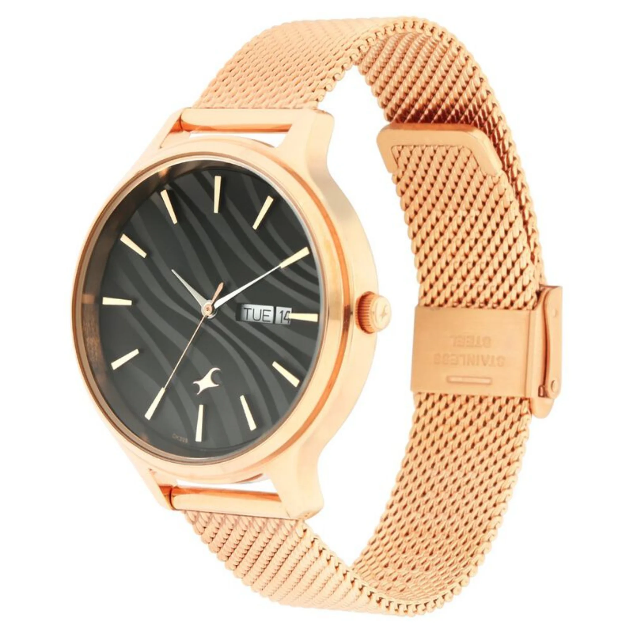 Fastrack Round Black Women NR6207WM01 Watch