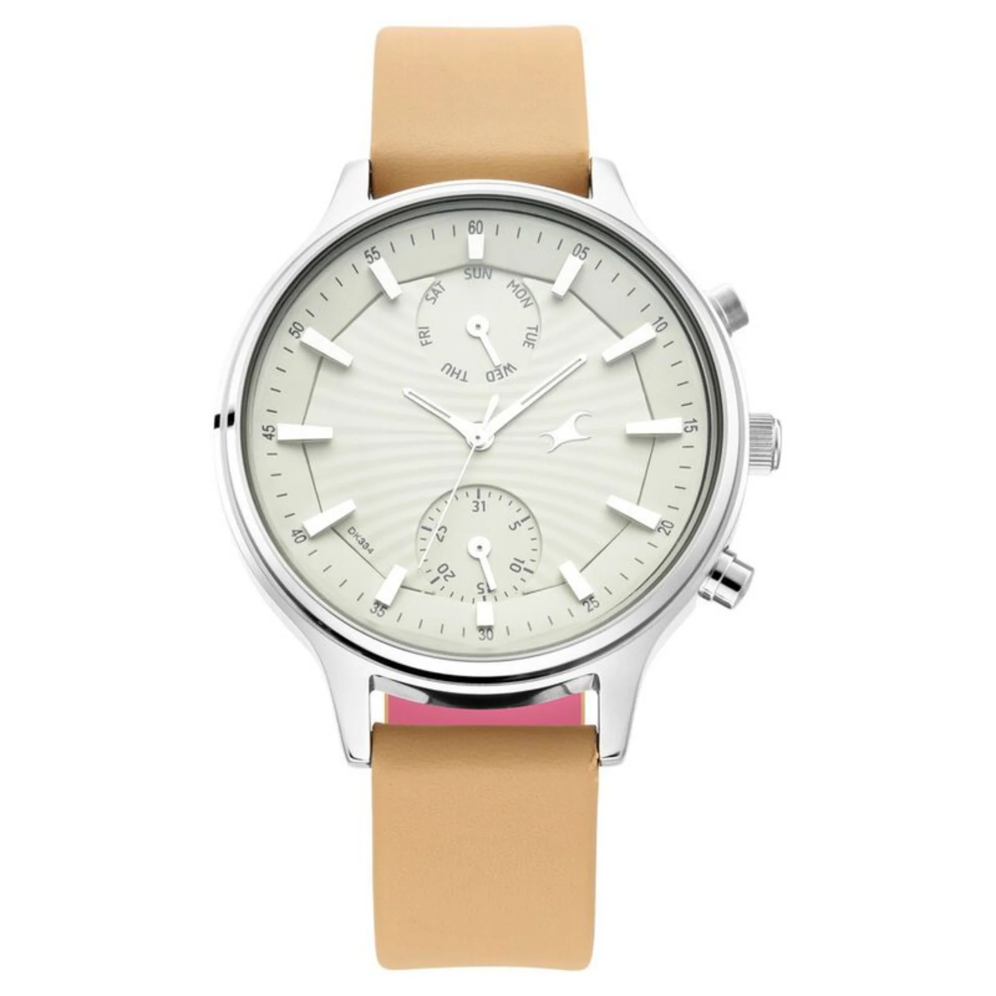 Fastrack Round Grey Women NR6208SL01 Watch