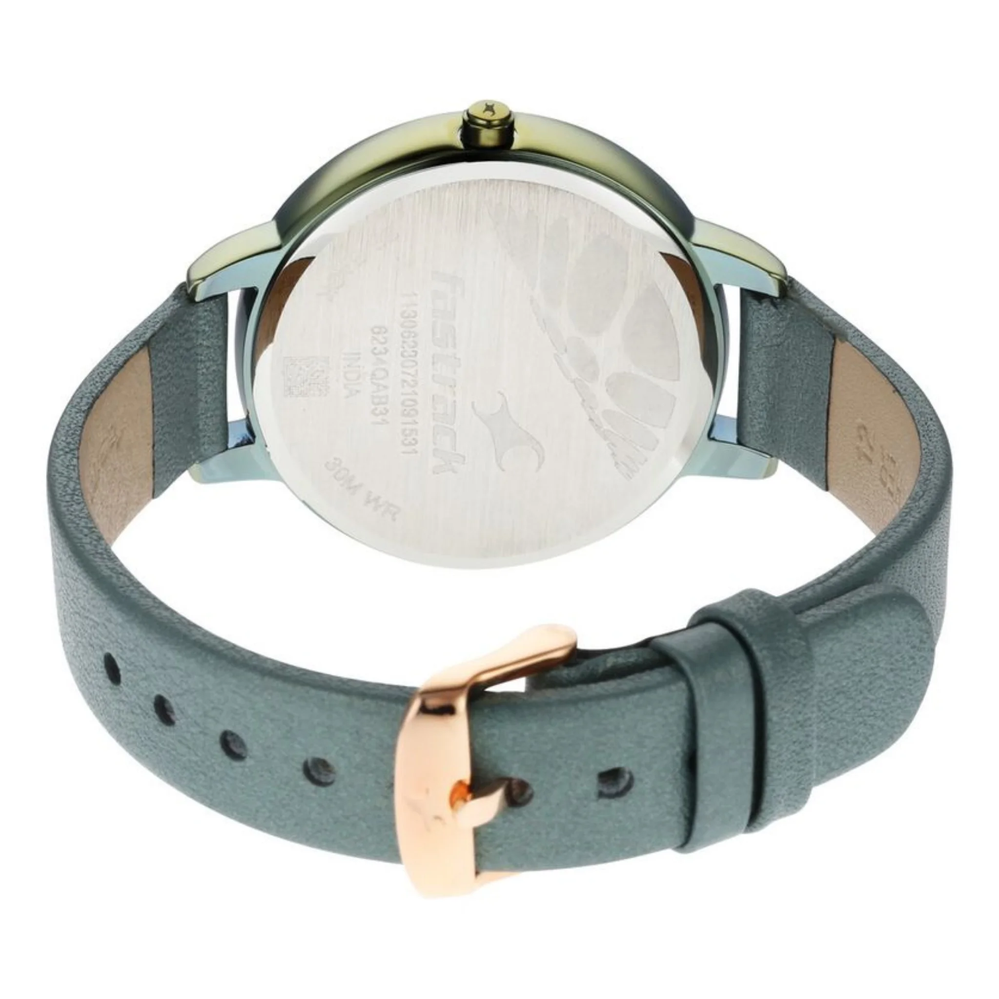 Fastrack Round Green Women NR6234QL02 Watch