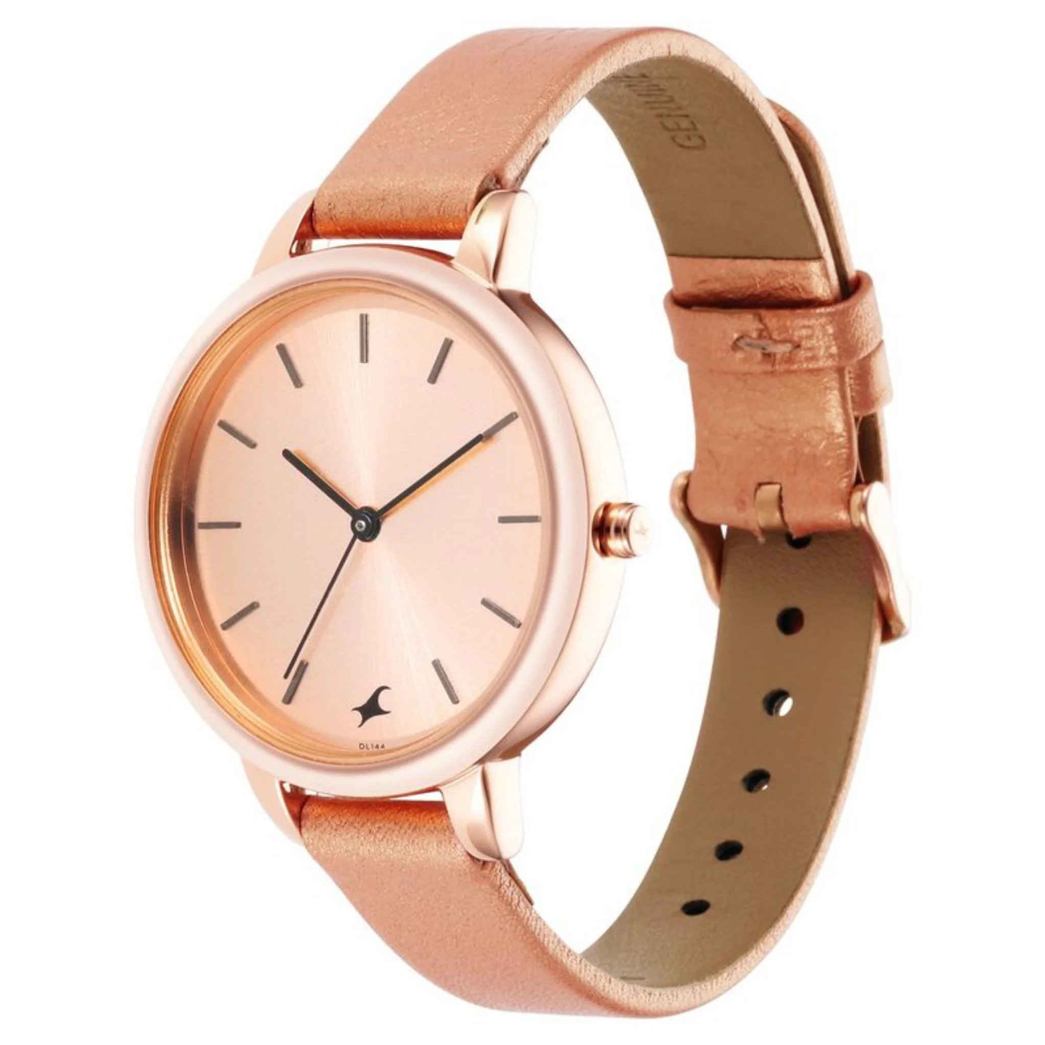 Fastrack Round Rose Gold / Copper Women NR6234WL01 Watch