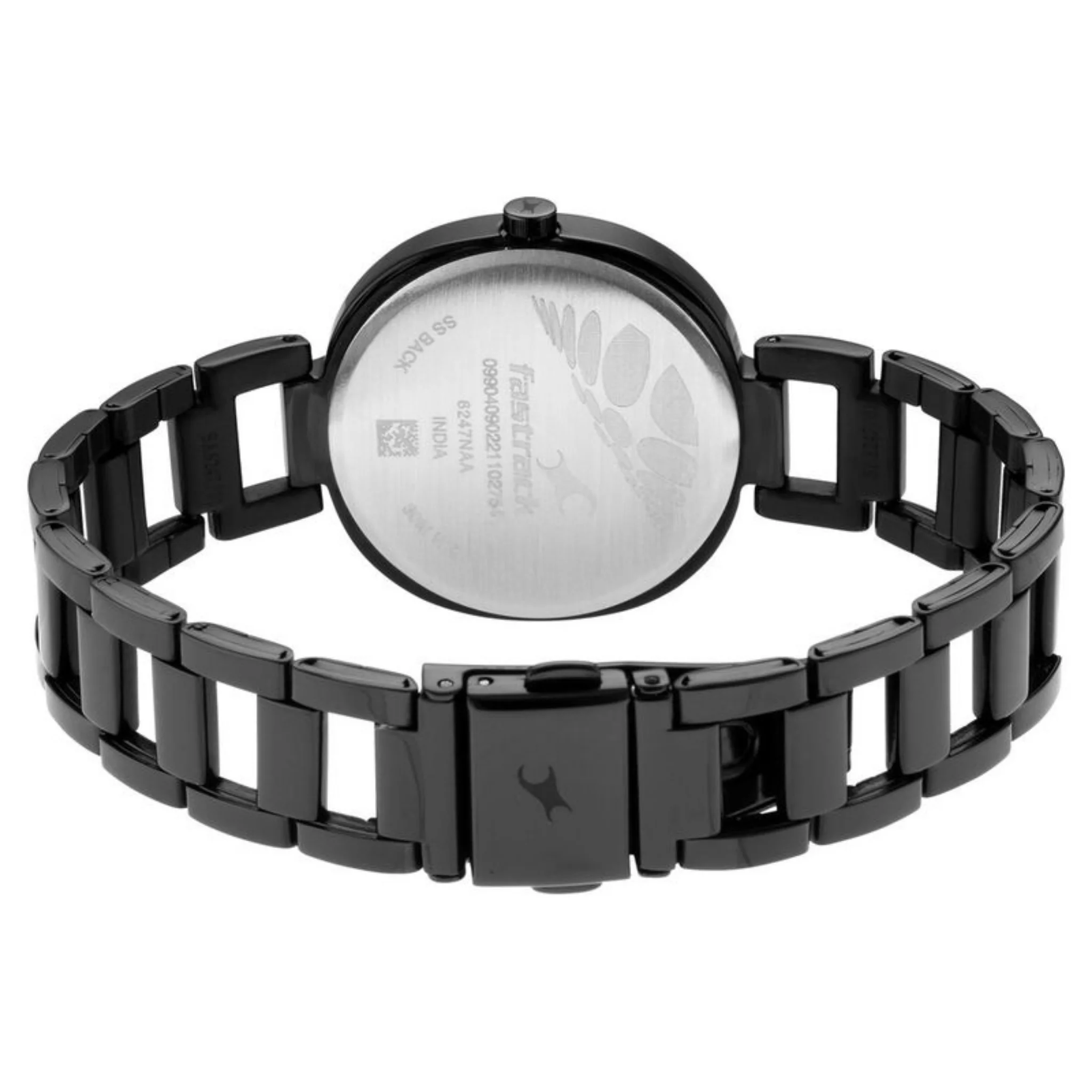 Fastrack Round Black Women NR6247NM01 Watch