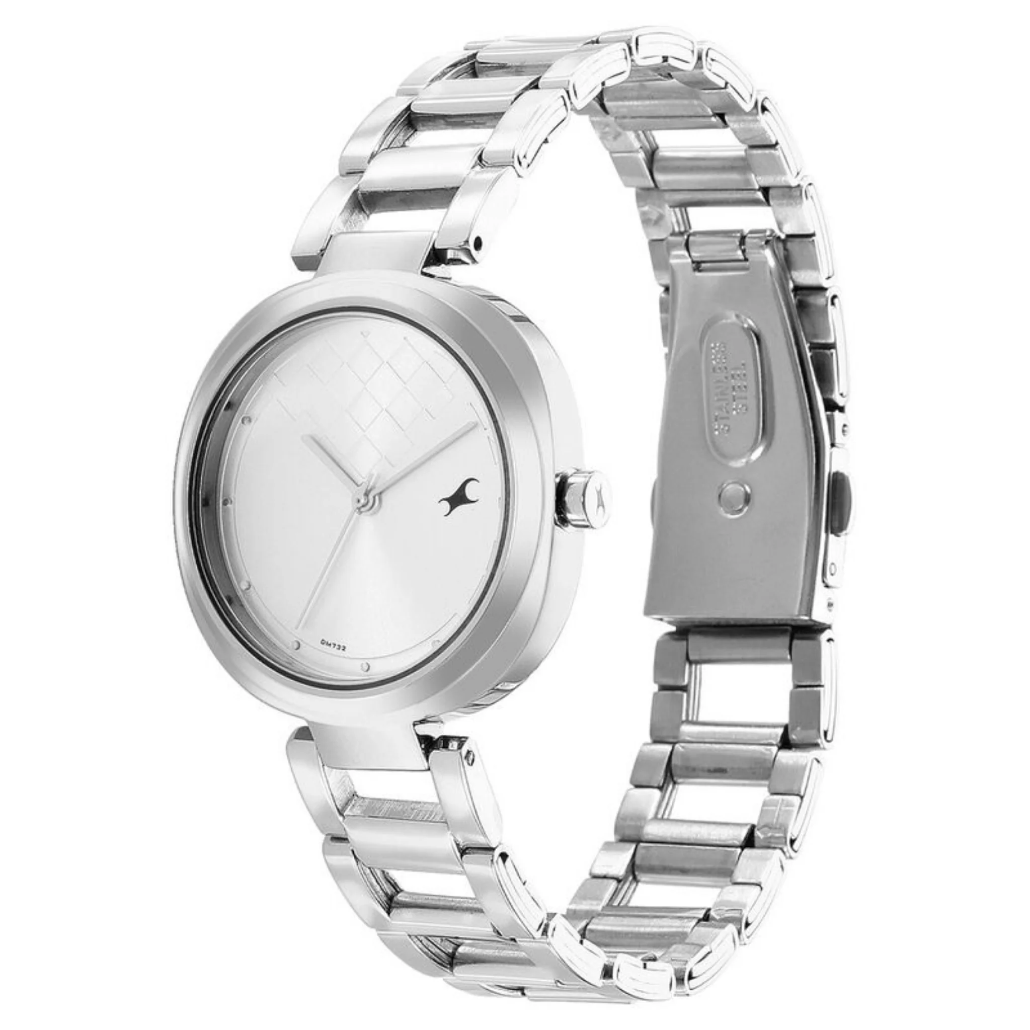 Fastrack Round Silver Women NR6247SM02 Watch