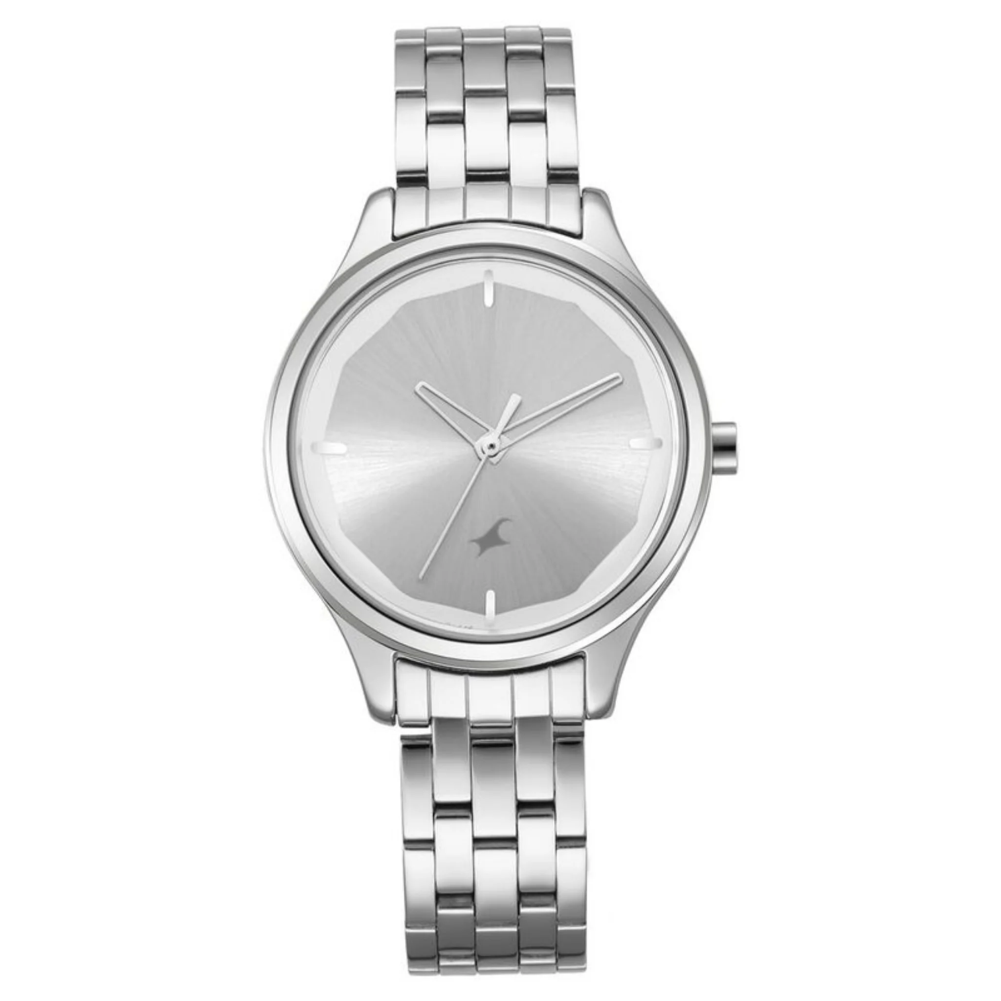 Fastrack Round Silver Women NR6248SM01 Watch