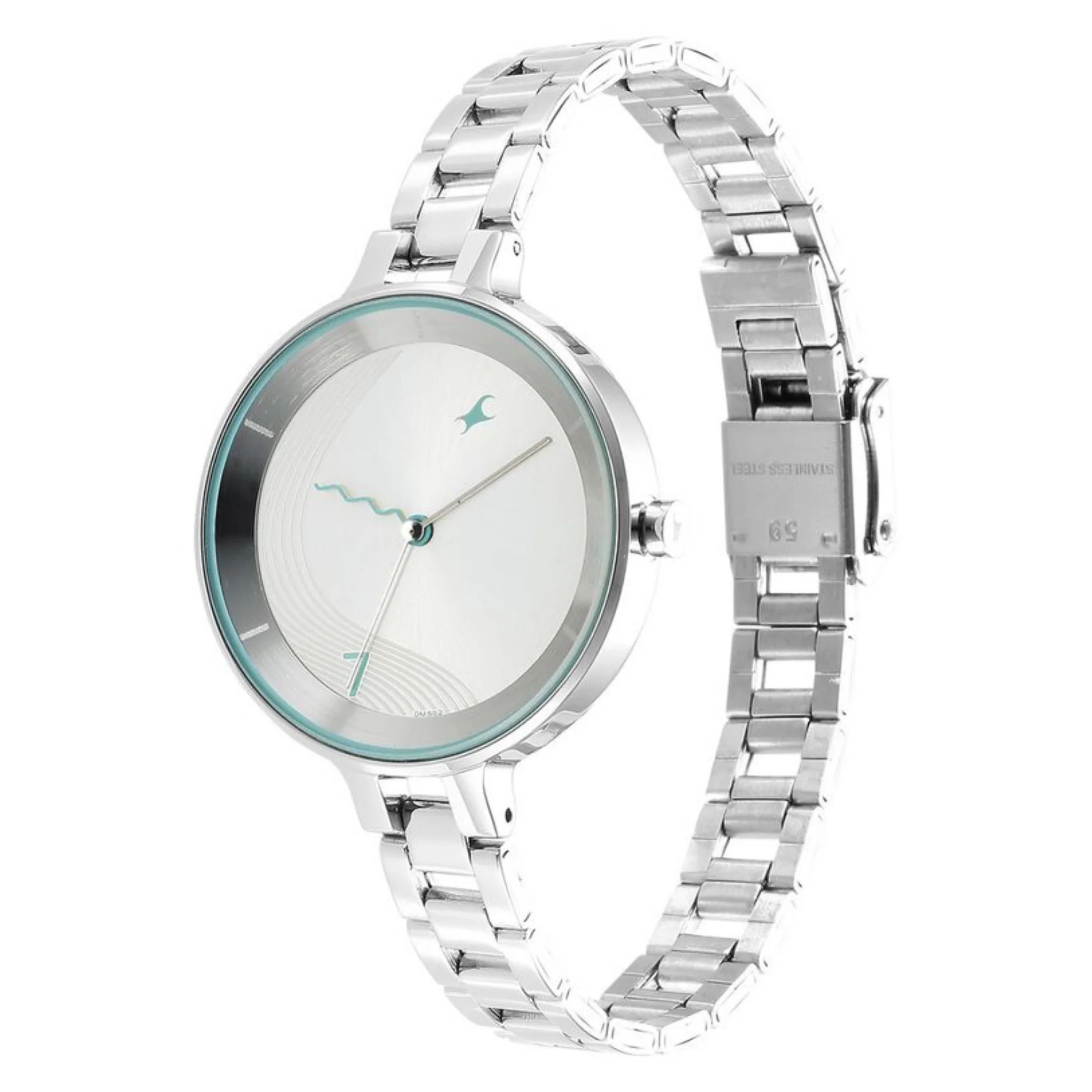 Fastrack Round Silver Women NR6265SM01 Watch