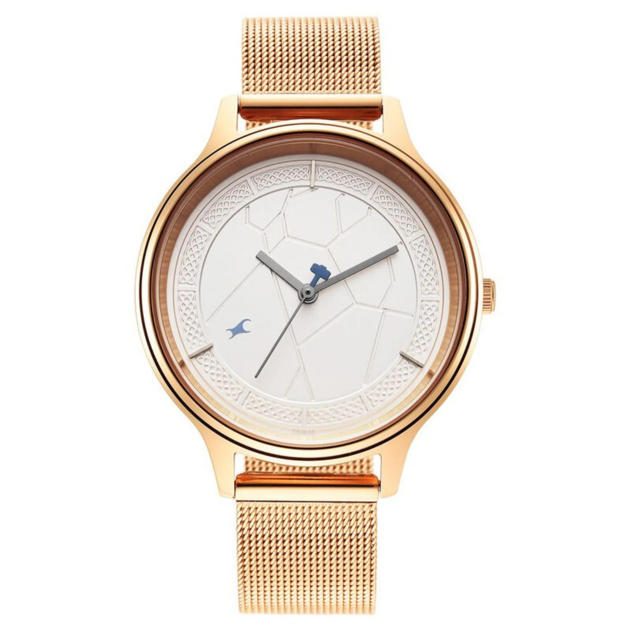 Fastrack Round Silver White Women NR6269WM01 Watch
