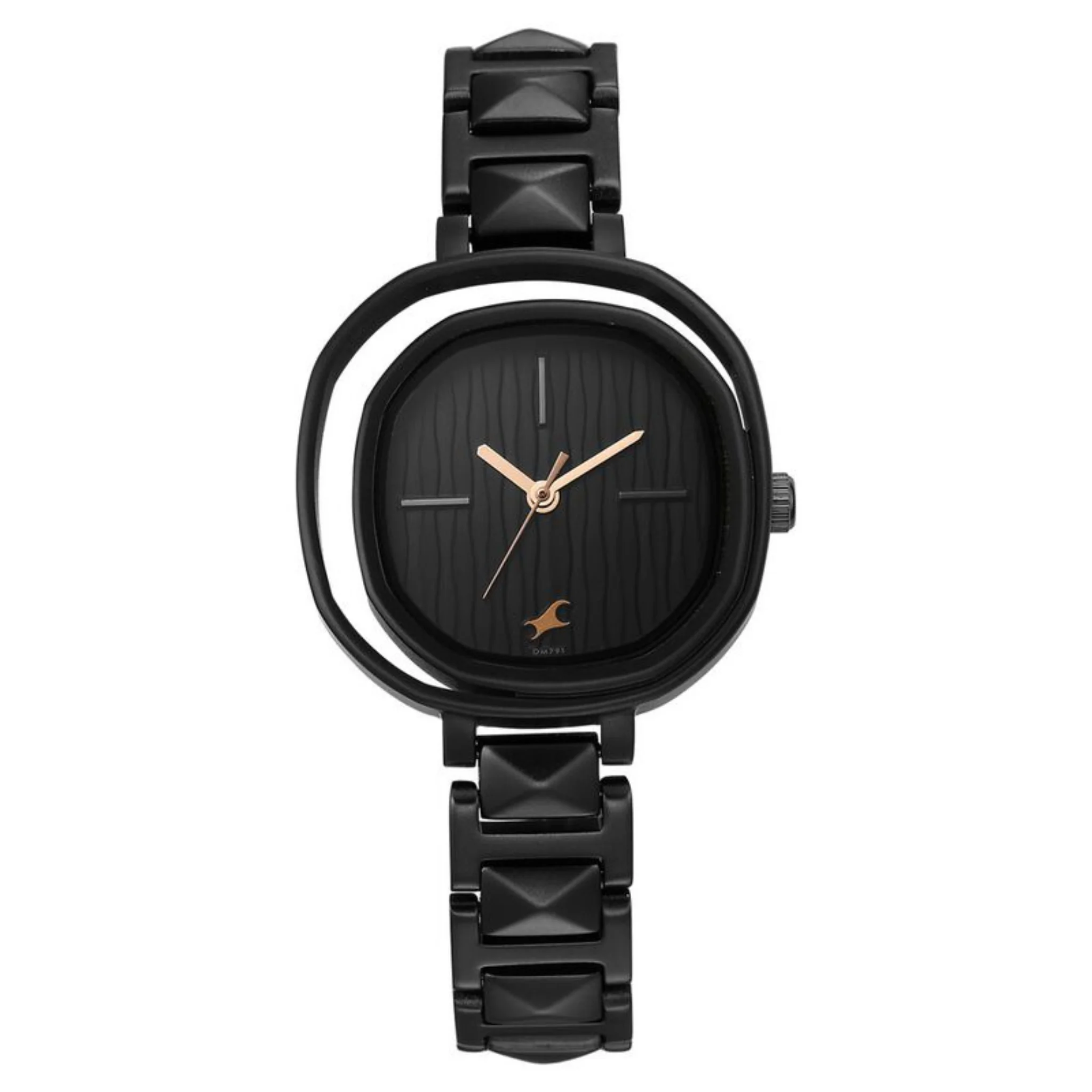 Fastrack Oval Black Women NR6276NM01 Watch