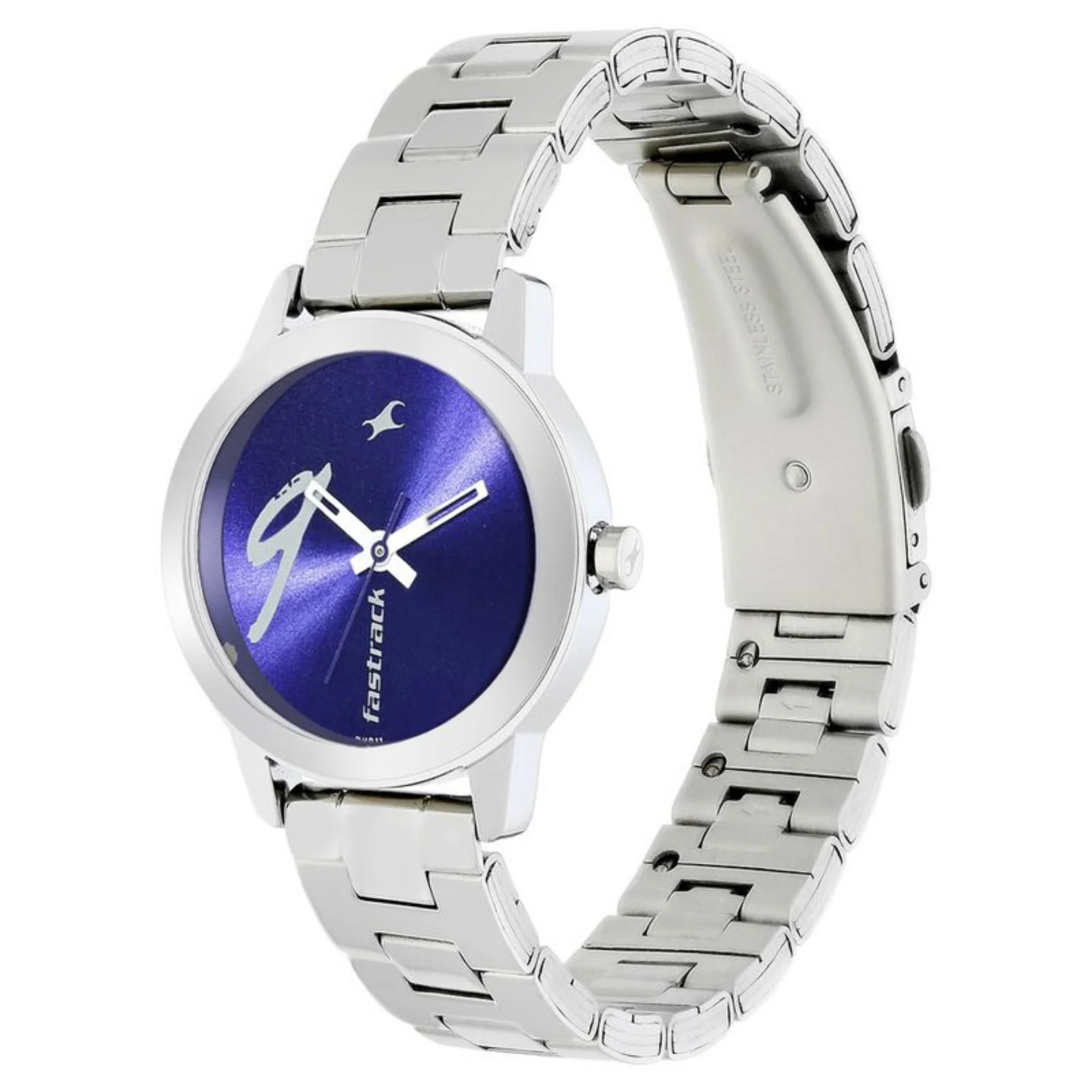 Fastrack Round Blue Women NR68008SM04 Watch