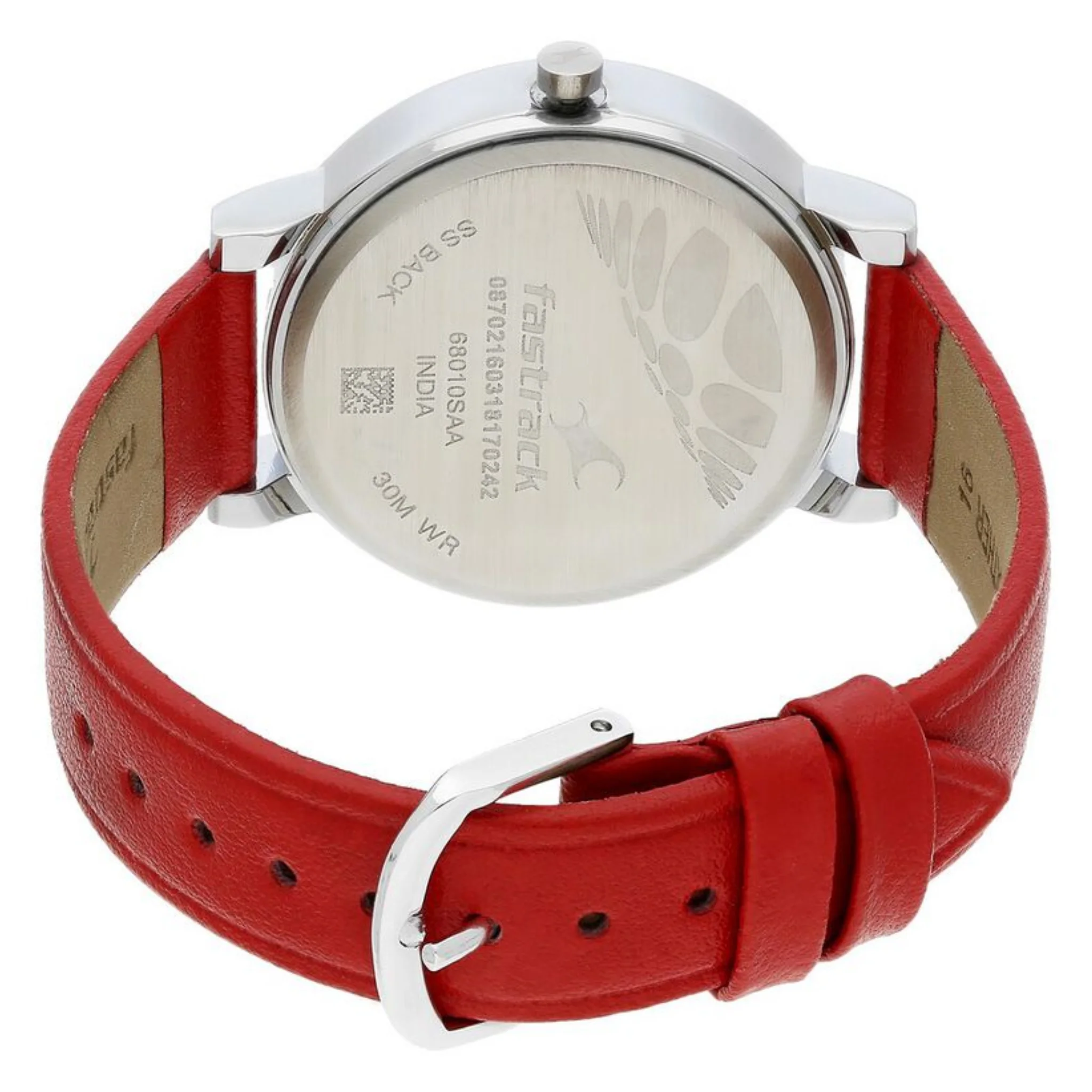 Fastrack Round White Women NR68010SL01 Watch