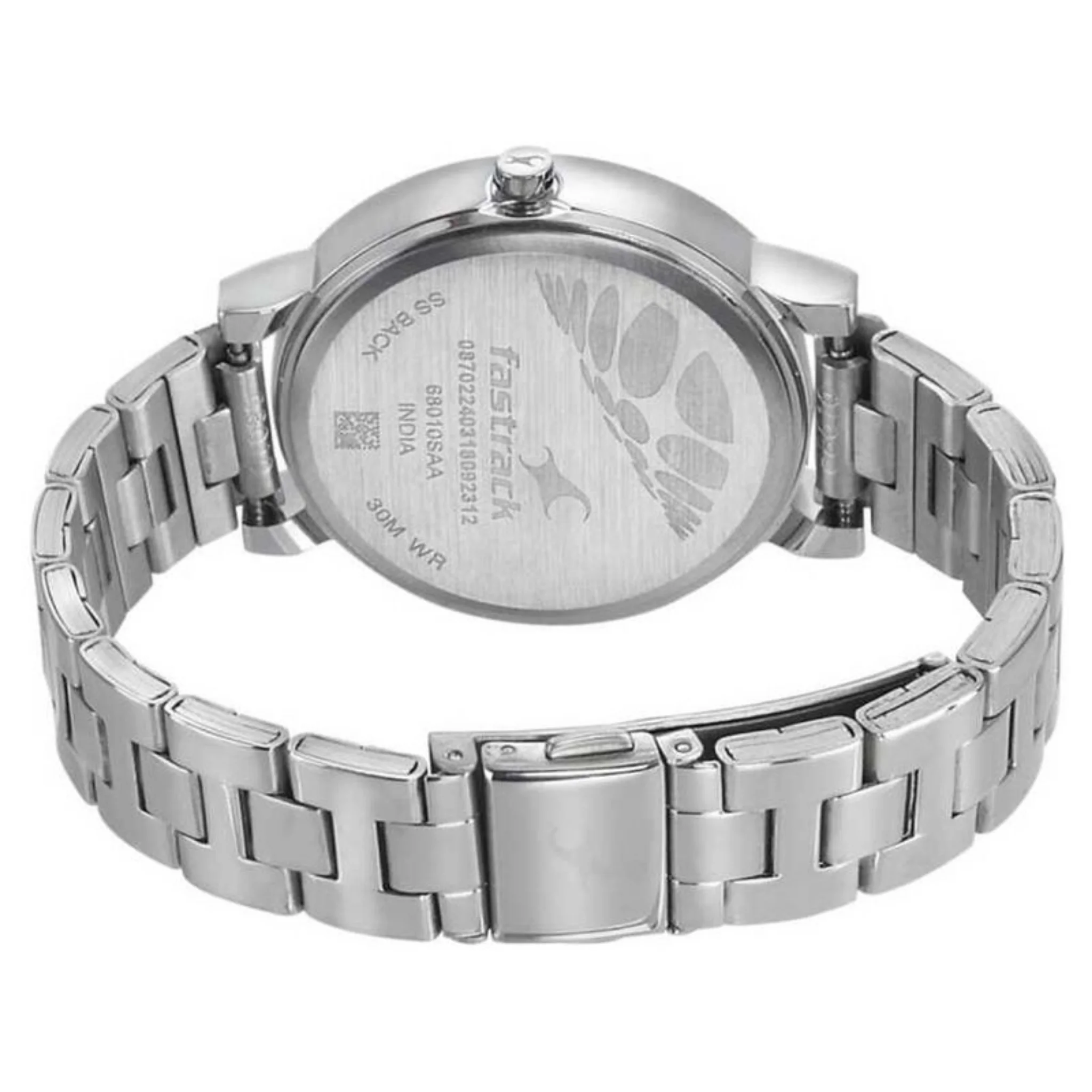 Fastrack Round White Women NR68010SM01 Watch