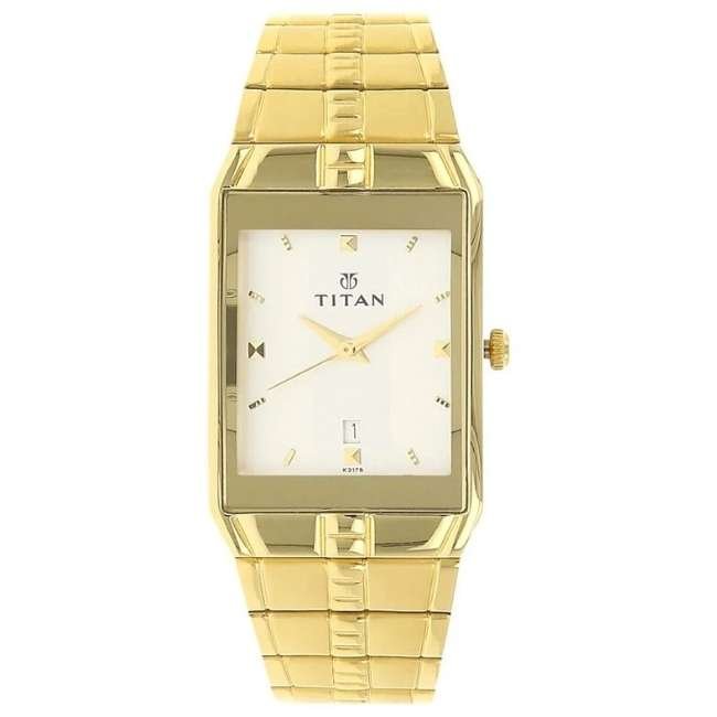 Titan White Men Quartz Watch NR9151YM01
