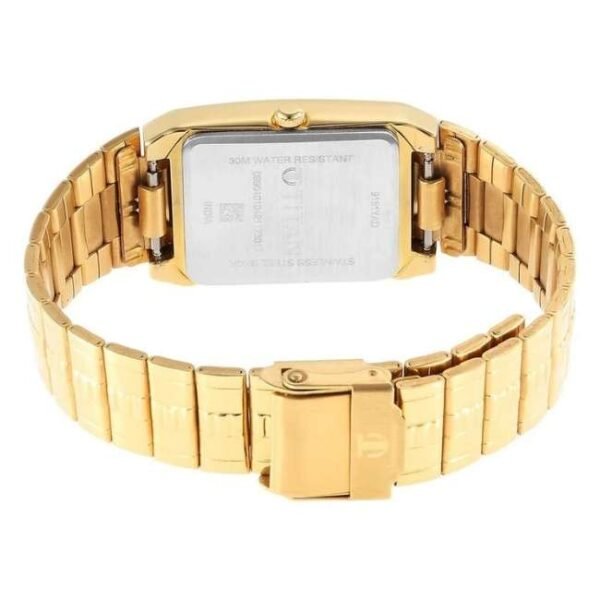 Titan Karishma Analog Champagne Dial Watch for Men-9151YM07