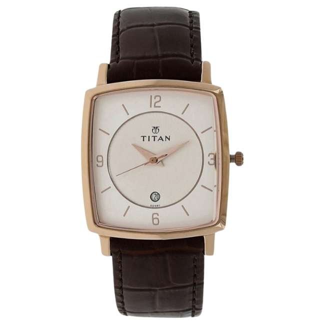 Titan Silver White Men Quartz Watch NR9159WL01