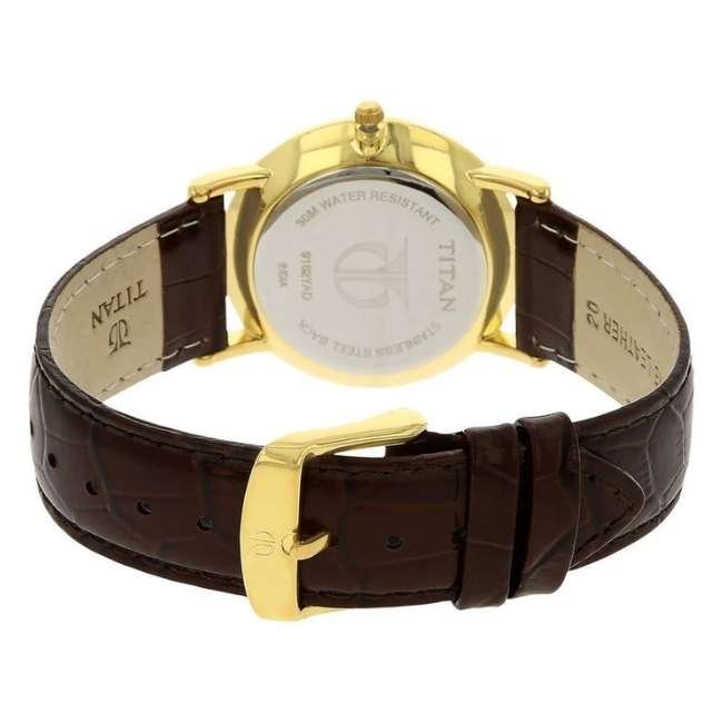 Titan White Men Quartz Watch NR9162YL01