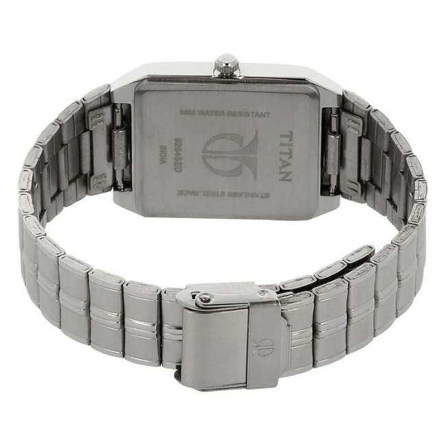 Titan Silver White Men Quartz Watch NR9264SM01