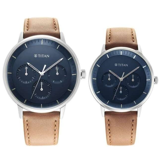 Titan Blue Unisex Quartz Watch NR9400694206SL01P