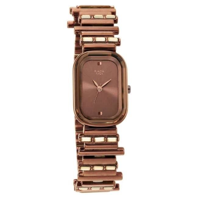 Titan Raga Brown Women Quartz Watch NR95154QM01