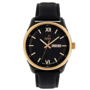 Xylys Day and Date Black Dial Watch for Men NS40023KL02E