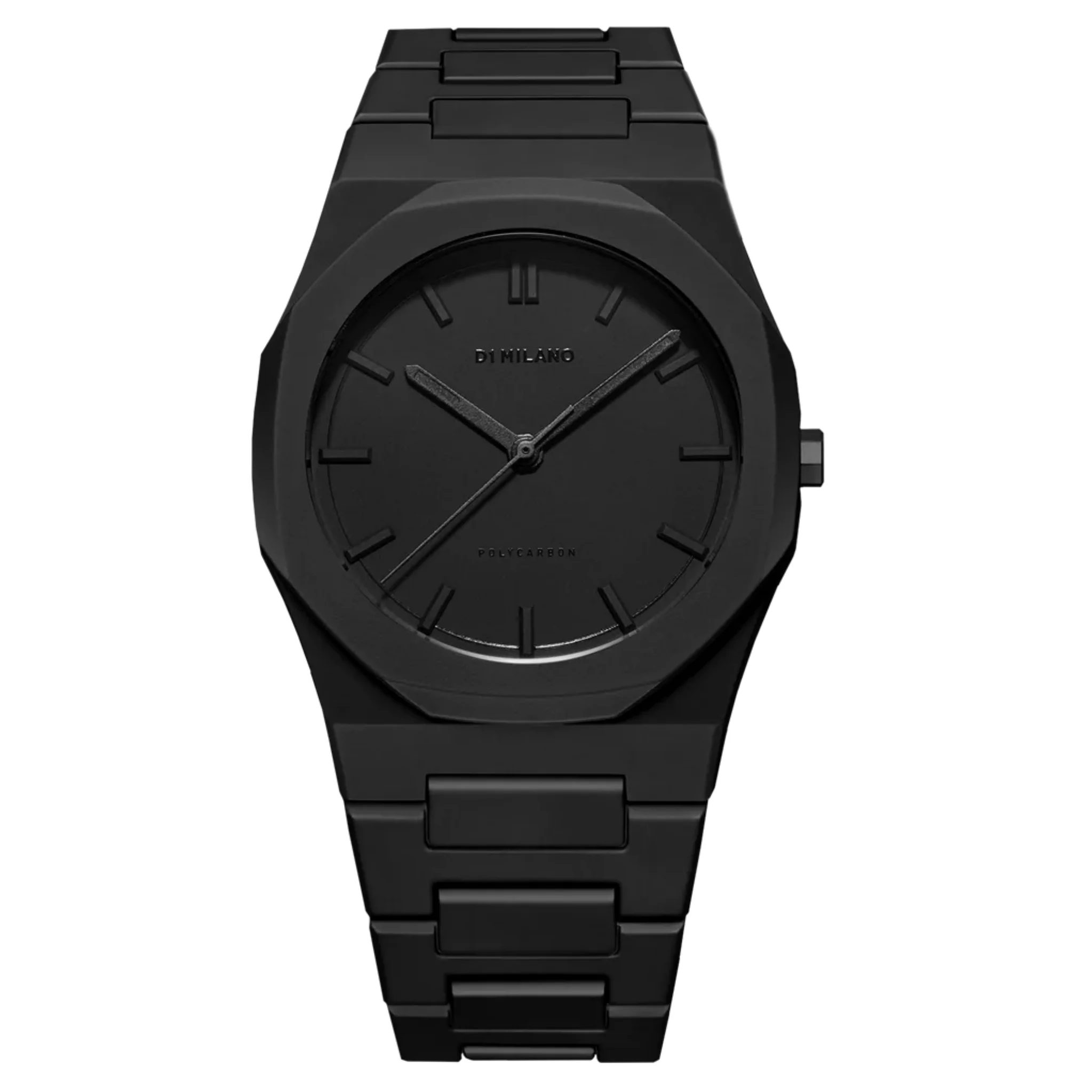 D1 Milano Polycarbon Analog Black Dial Men's Watch-PCBJ10