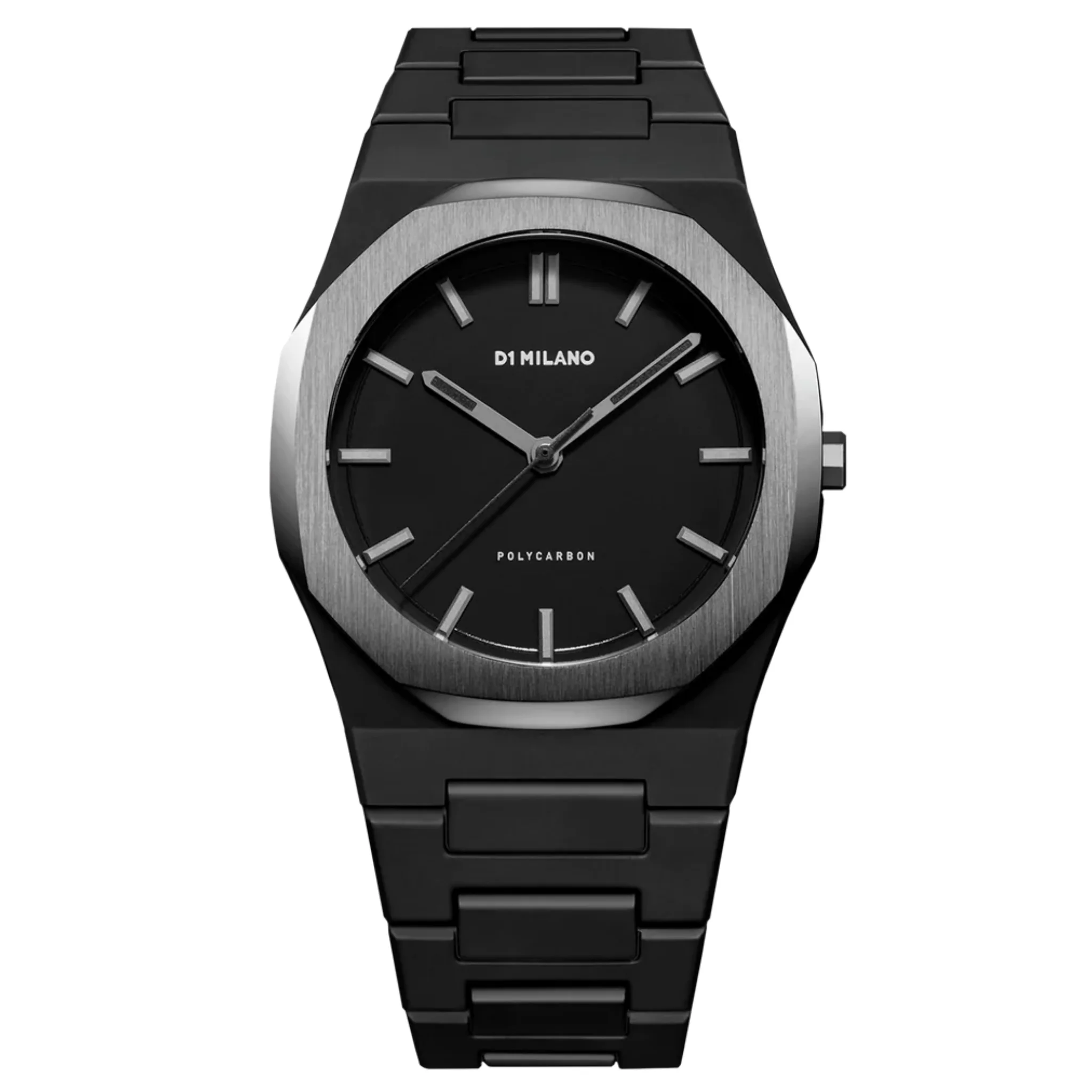 D1 Milano Polycarbon Analog Black Dial Men's Watch-PCBJ13