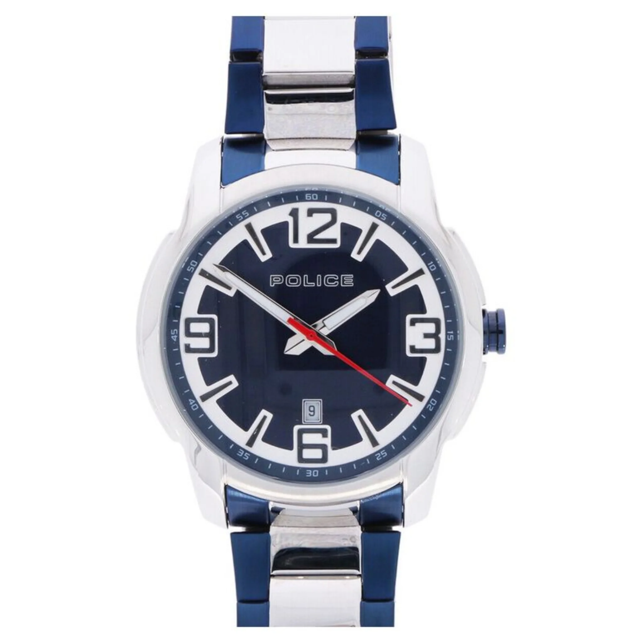 Police 44 mm Blue Dial Watch - PL15292JS03MTBL