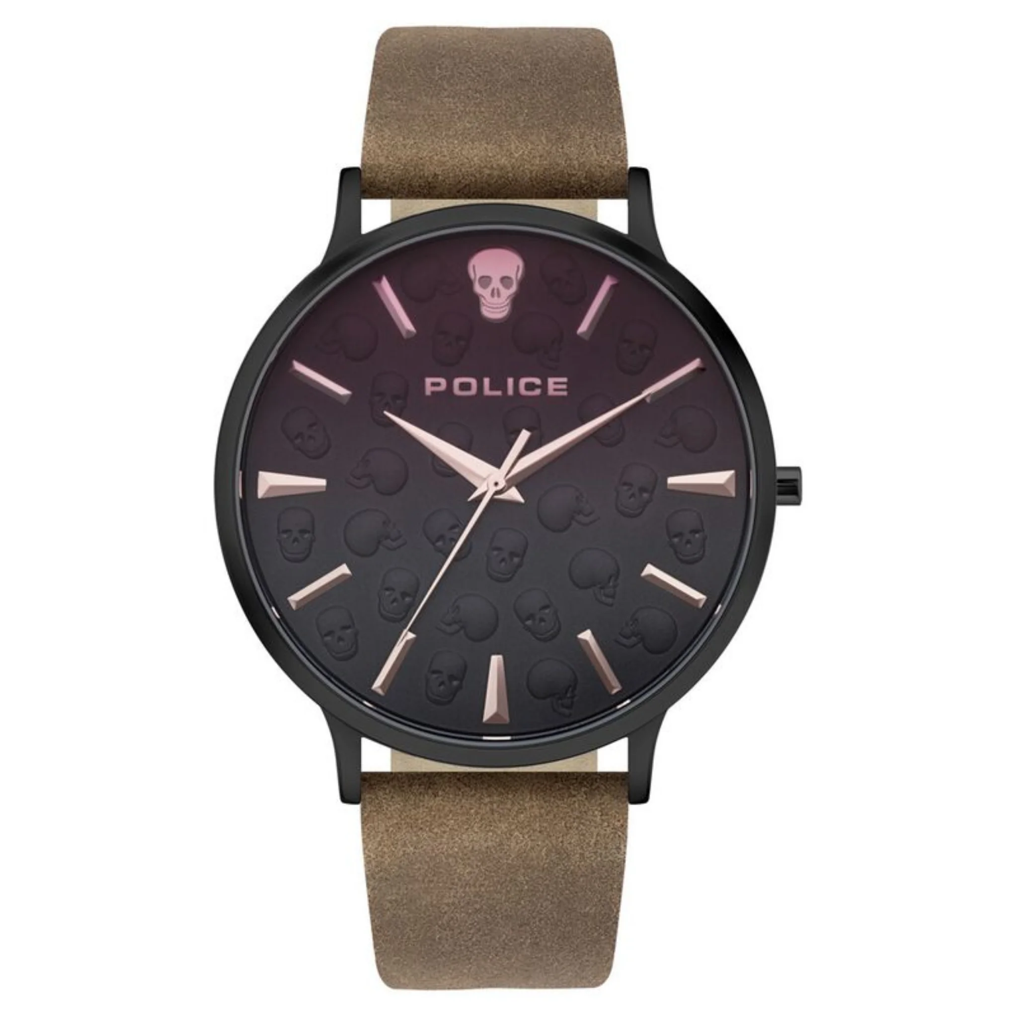 Police 42 mm Black Dial Watch - PL16023JSB02W