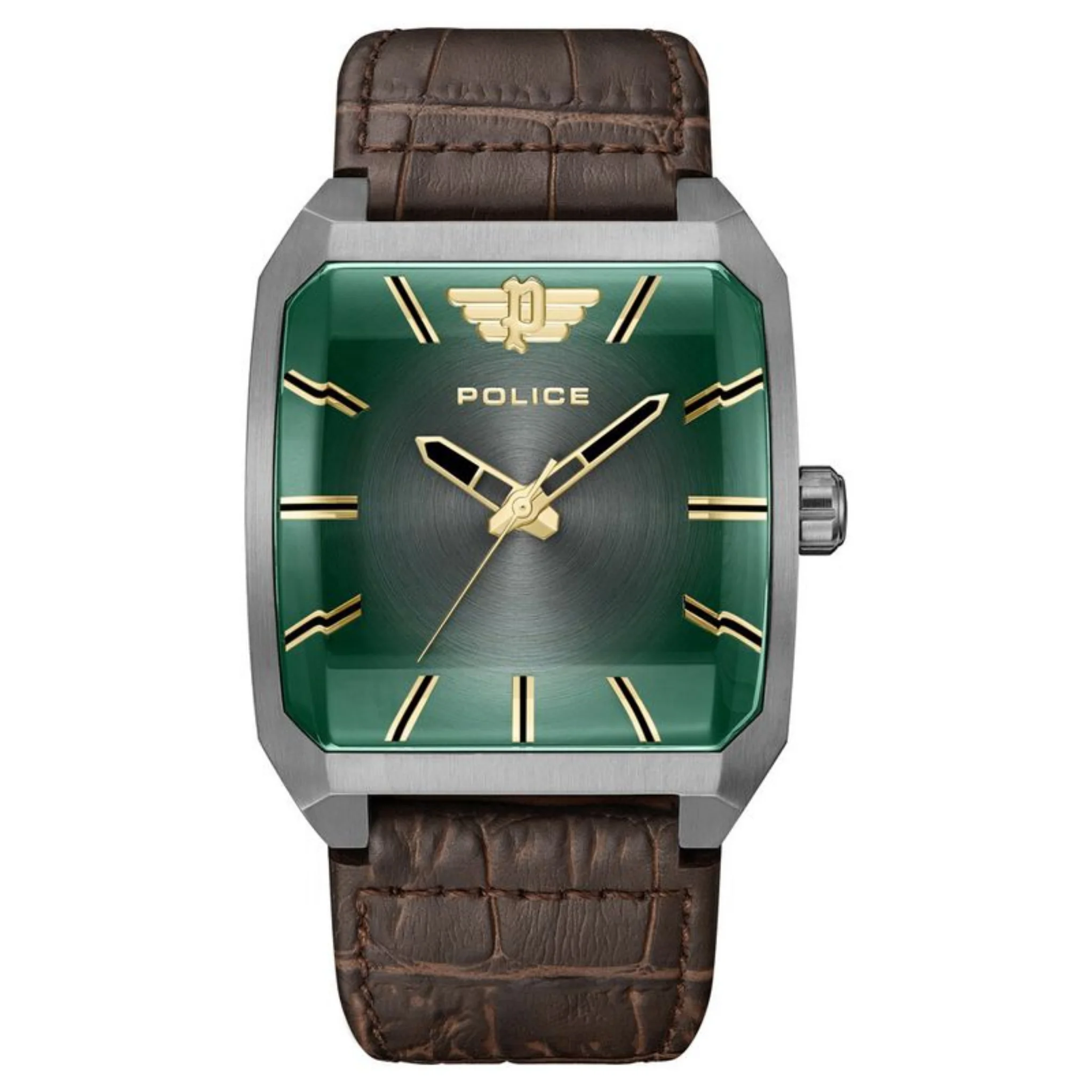 Police 39 mm Green Dial Watch - PLPEWJA0006003