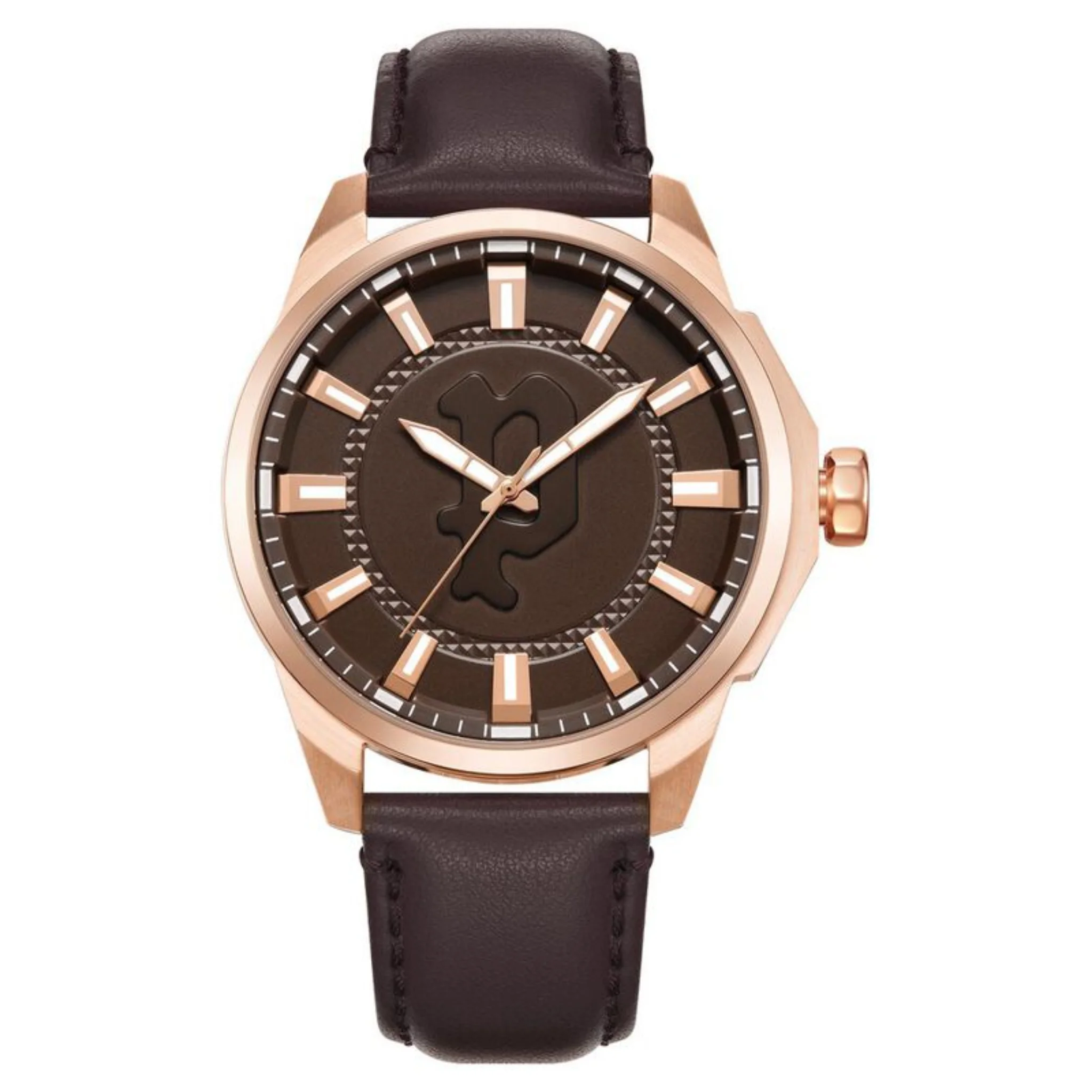 Police 46 mm Brown Dial Watch - PLPEWJA2204307