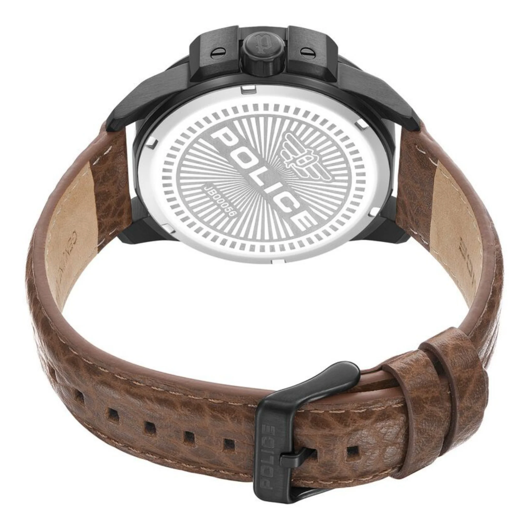 Police 46 mm Black Dial Watch - PLPEWJB0005602