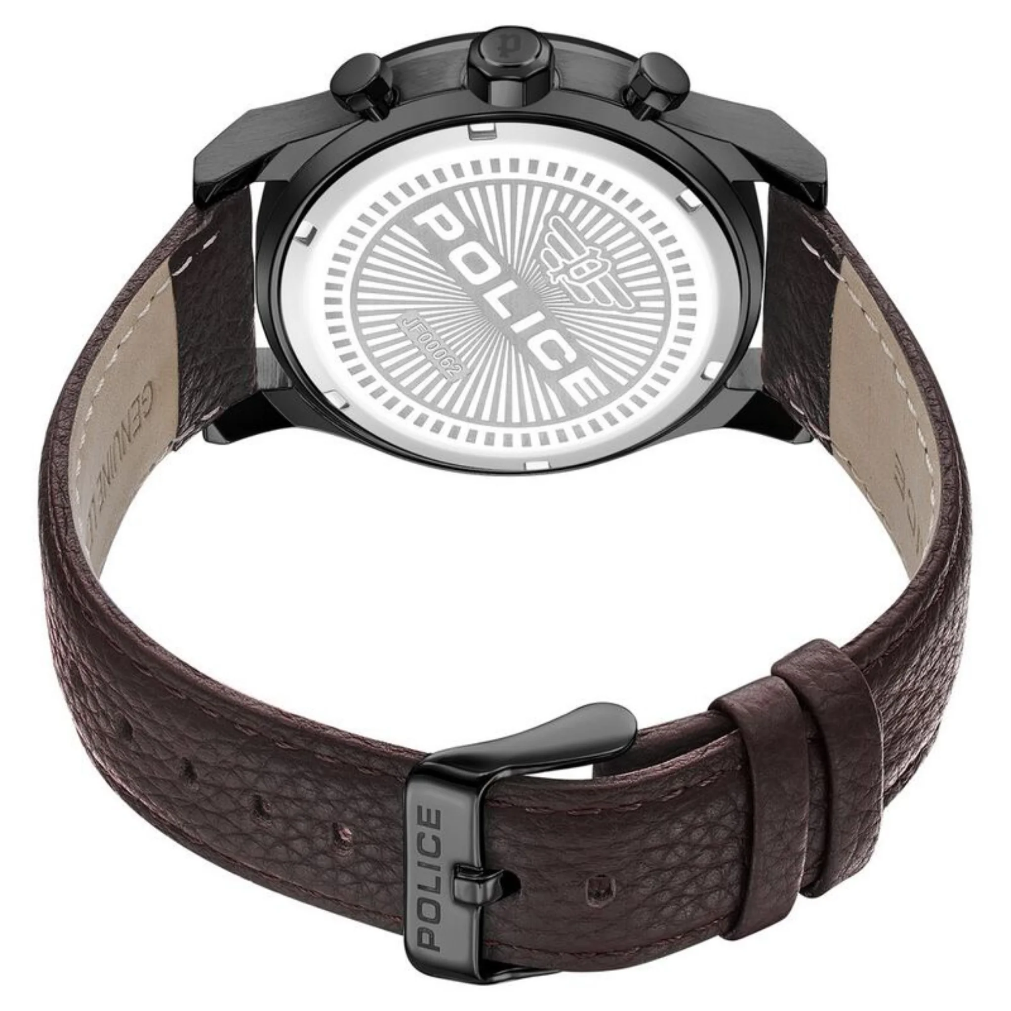 Police 42 mm Burgundy Dial Watch - PLPEWJF0006203