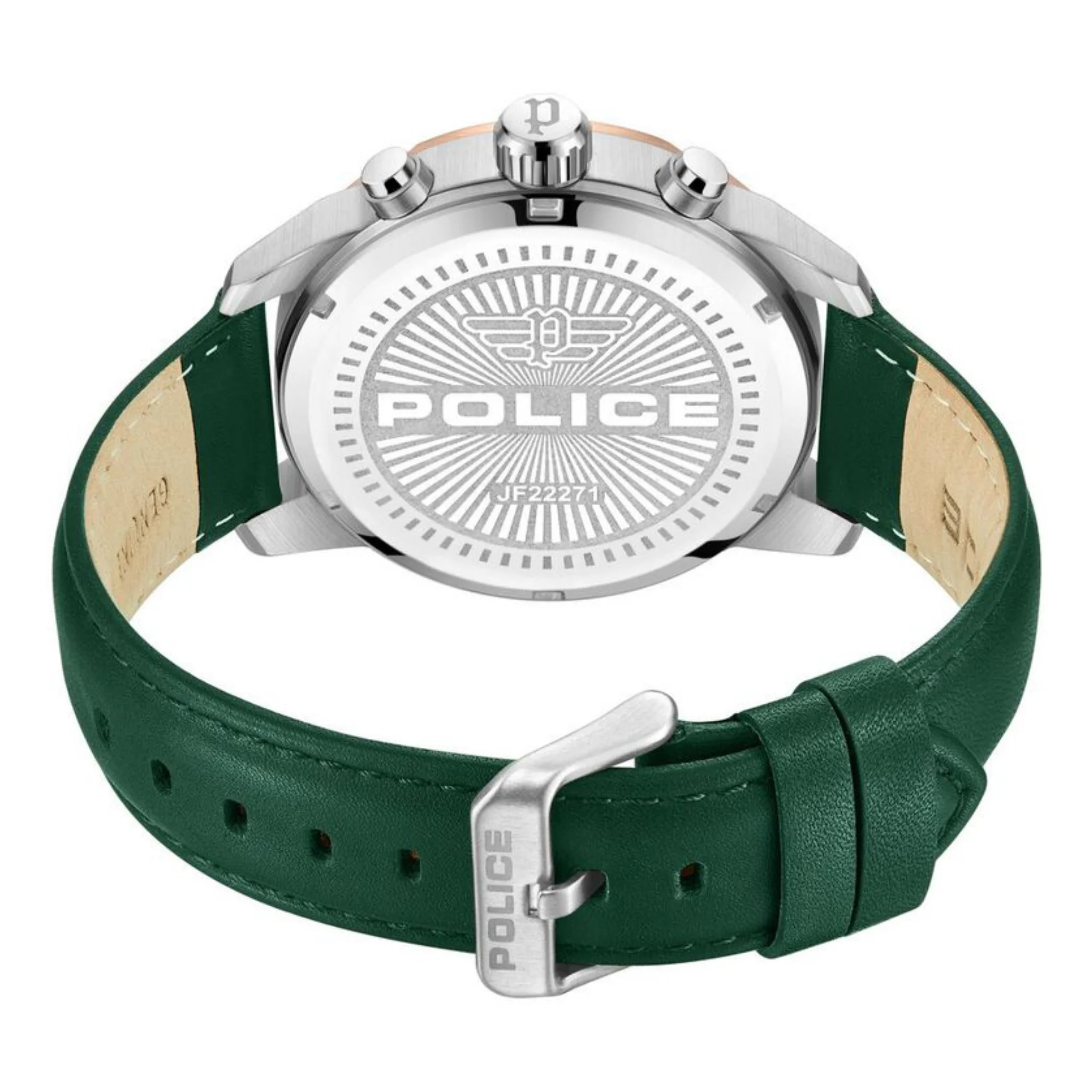 Police 45 mm Green Dial Watch - PLPEWJF2227103