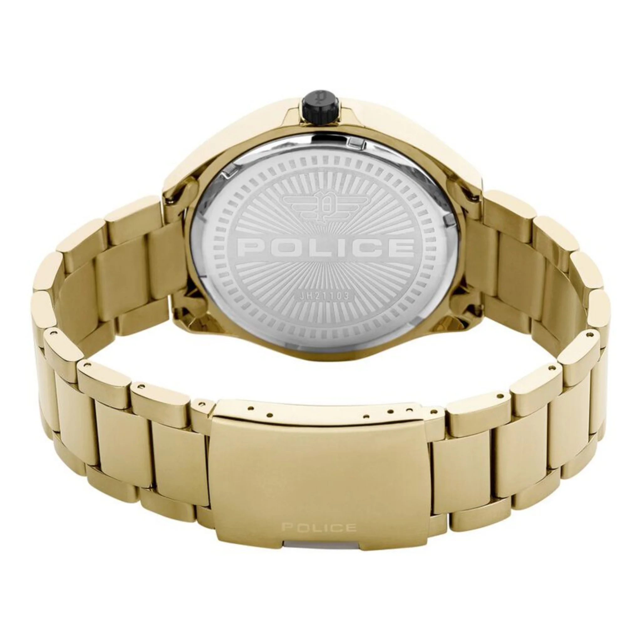 Police 47 mm Black Dial Watch - PLPEWJH2110302